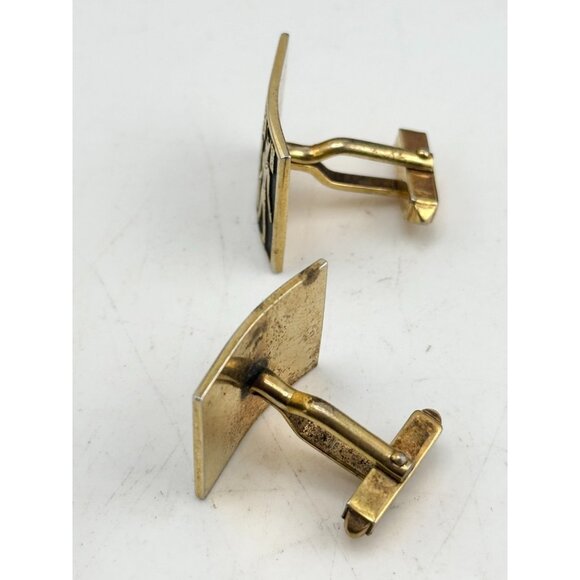 Vintage Egyptian Unisex Cufflinks Cuff links Cufflinks - Picture 5 of 5